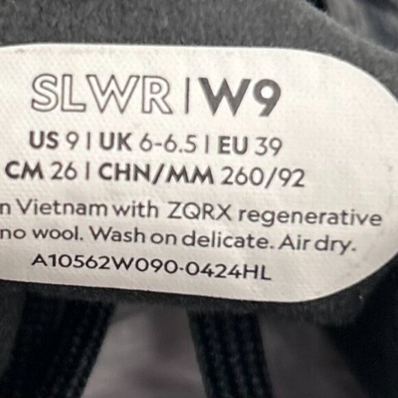 Allbirds Mizzle Wool Runner Water Repellent Sneaker (Women) Size 9 in Dark Grey - Picture 2 of 6